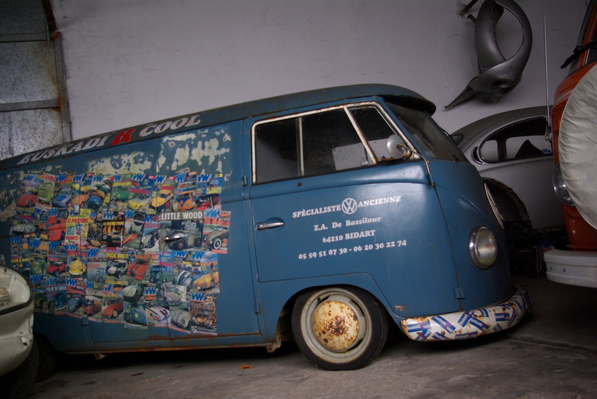 Volkswagen Combi restauré — Atelier Euskadi R Cool Bidart Pays Basque